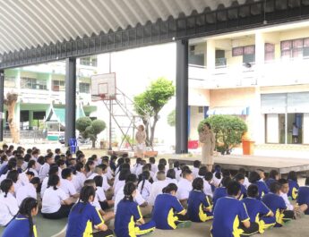 กิจกรรมเข้าแถวหน้าเสาธงเปิดภาคเรียนที่ 2 ปีการศึกษา 2568